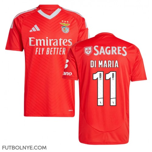 Camiseta Benfica Angel Di Maria #11 Primera Equipación 2024-25 manga corta